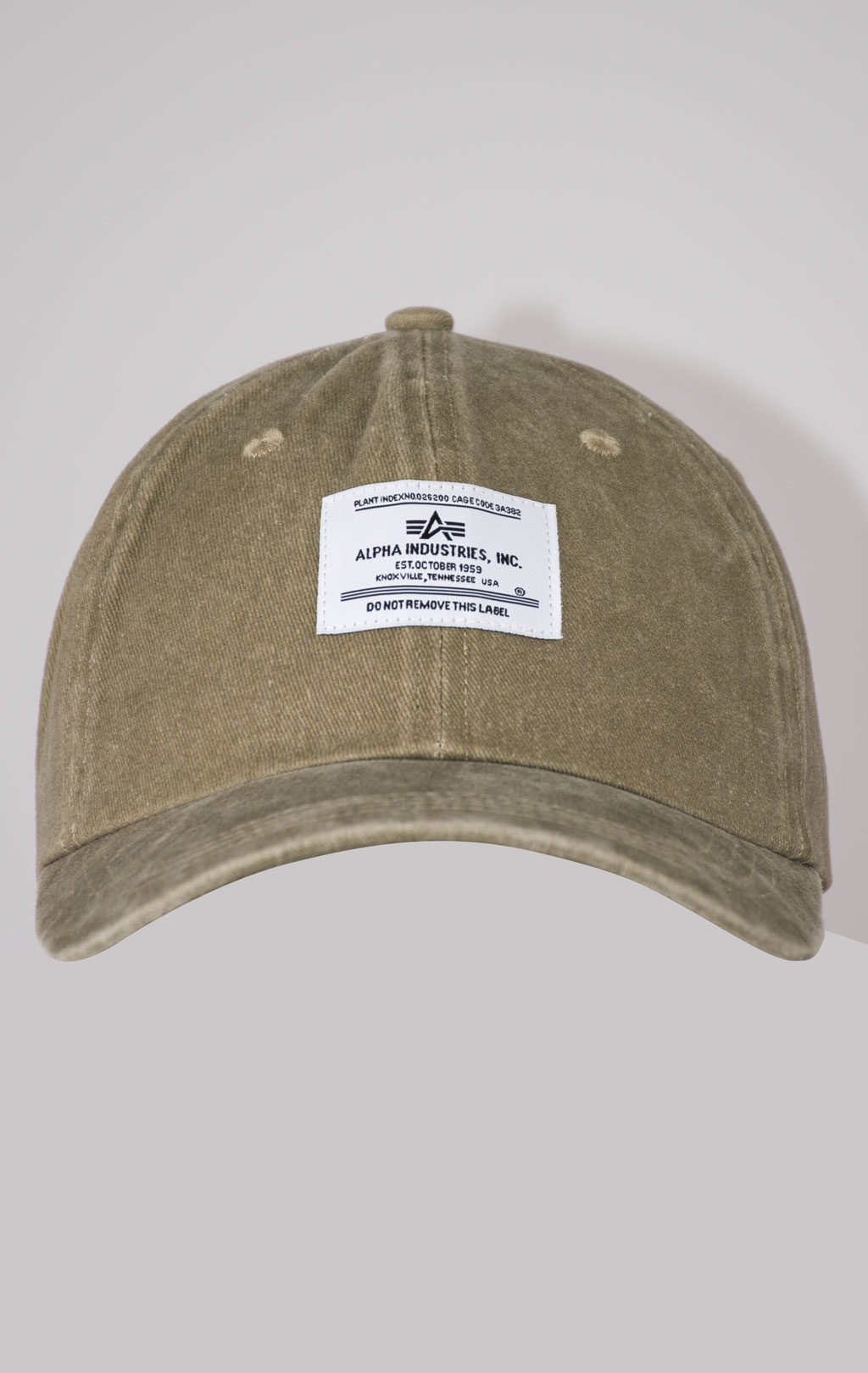 Бейсболка ALPHA INDUSTRIES BATTLEWASH CAP SS 24 olive 