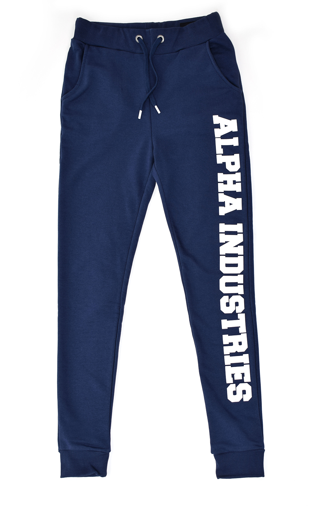 Брюки спортивные джоггеры ALPHA INDUSTRIES BIG LETTERS JOGGER new navy 