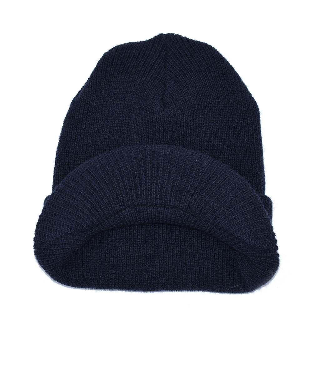 Шапка вязаная JEEP CAP шерсть navy США