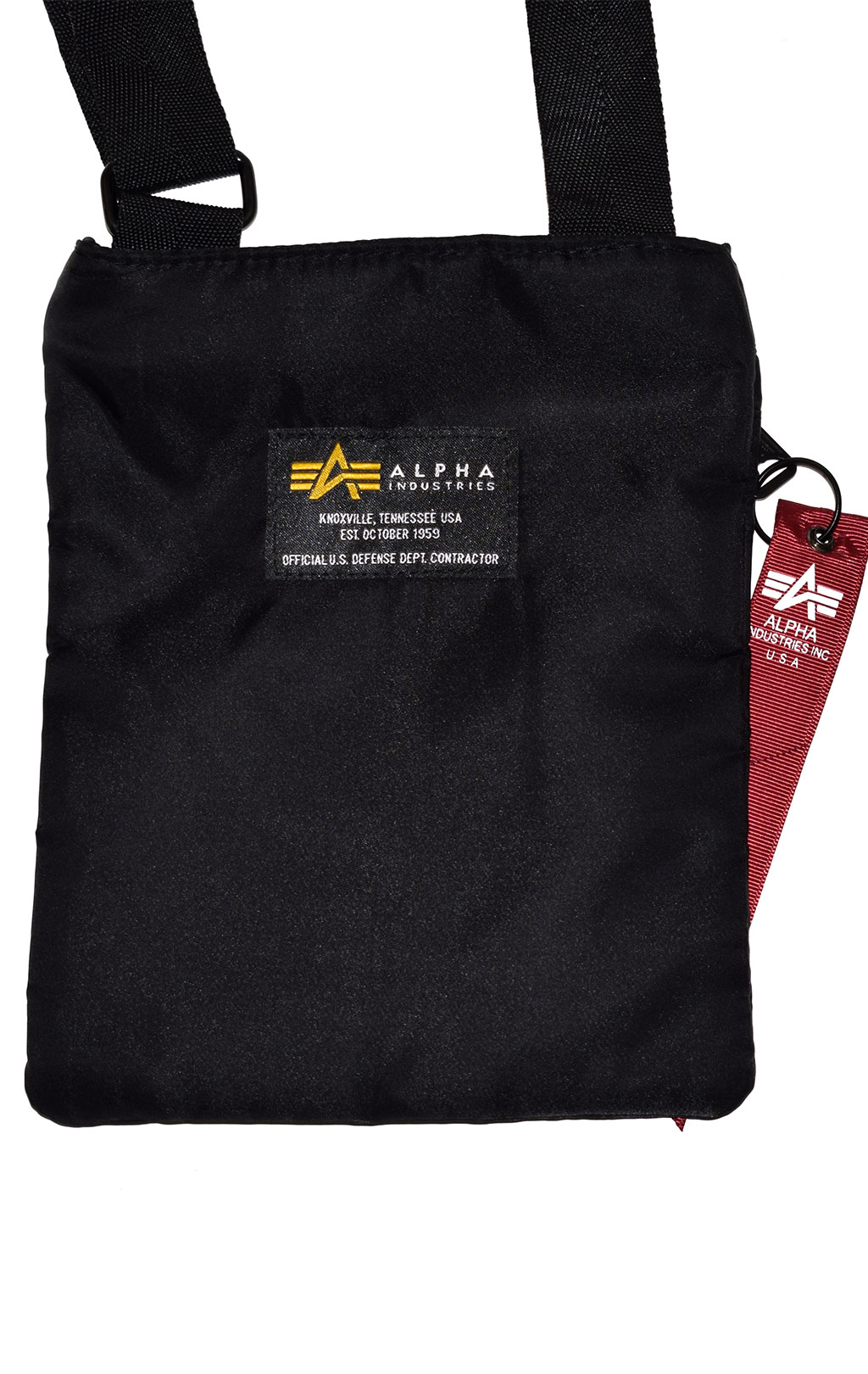 Сумка ALPHA INDUSTRIES CREW MESSENGER BAG black 