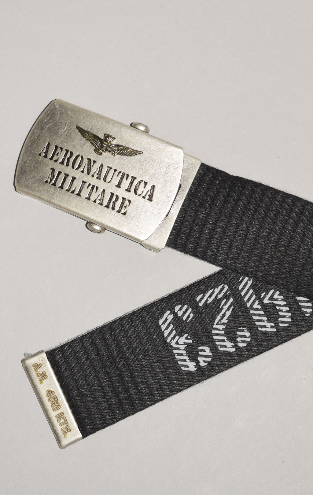 Ремень тканевый AERONAUTICA MILITARE FW 23/24/IT grey (CI 292)