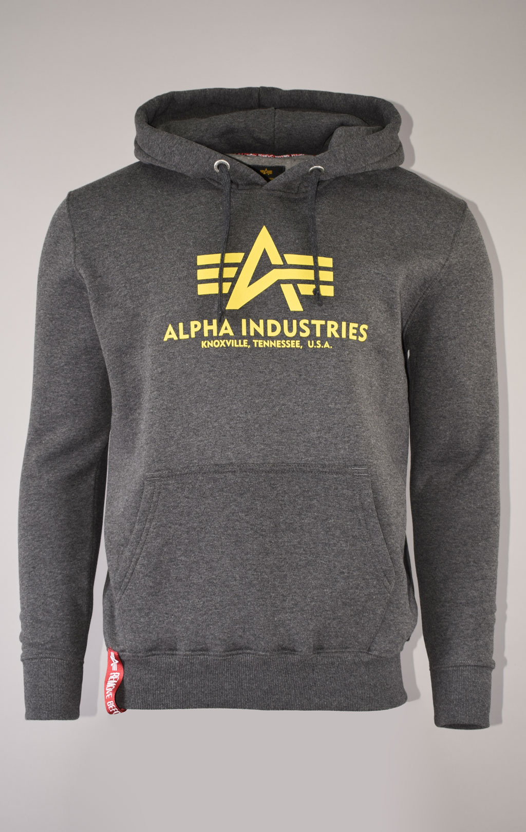 Толстовка ALPHA INDUSTRIES BASIC HOODY charcoal heather 