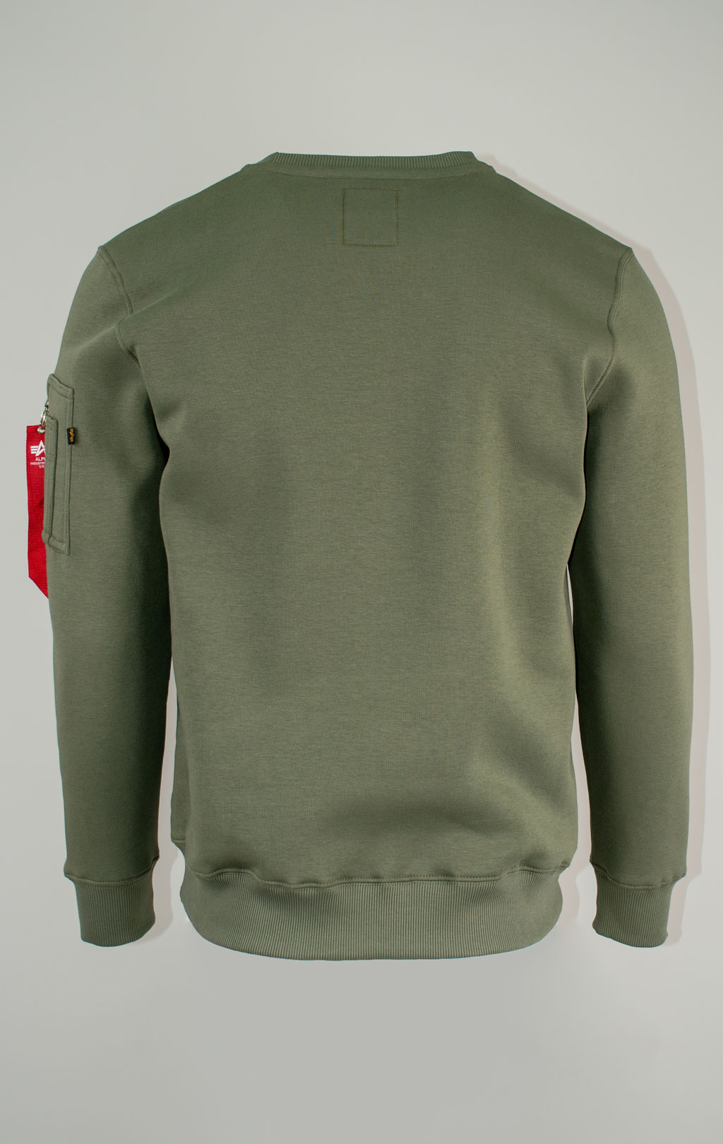 Свитшот ALPHA INDUSTRIES EMB SWEATER dark olive 