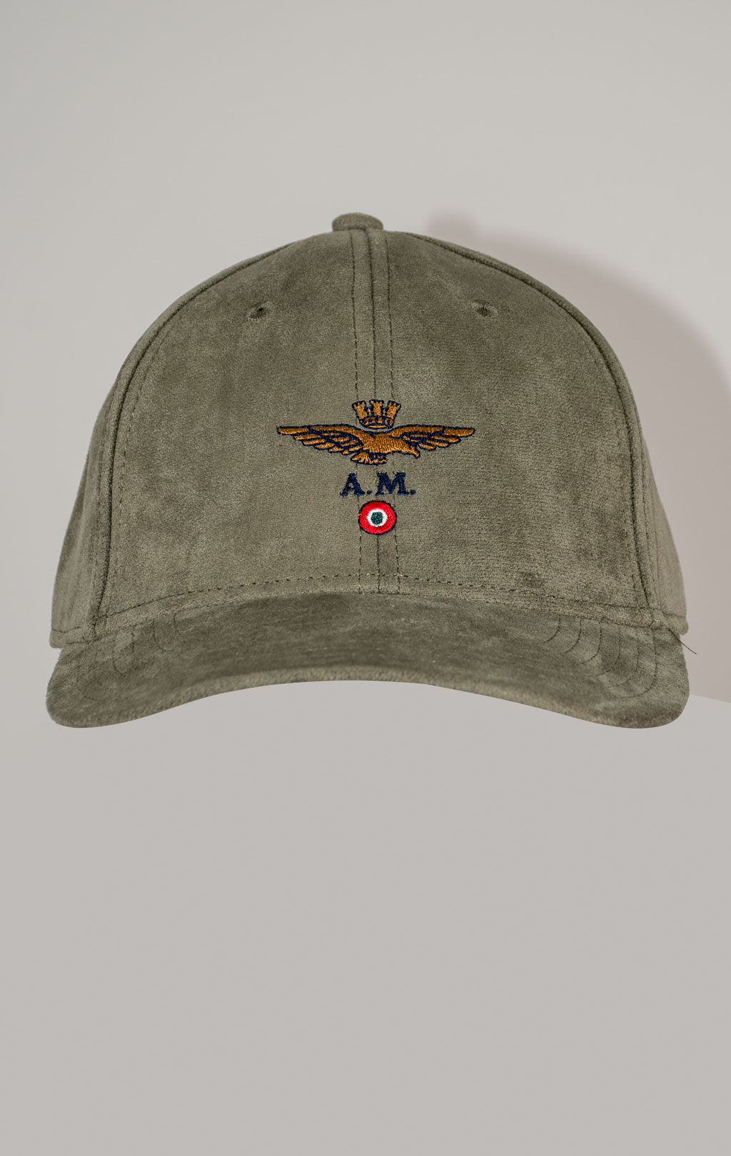 Бейсболка AERONAUTICA MILITARE искусственная замша FW 25/26/CN colonial abbey (HA 1229) 