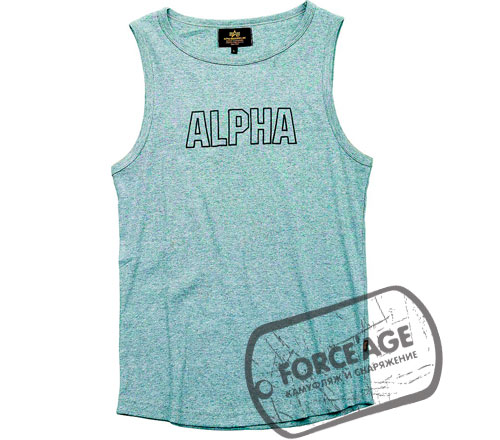 Майка ALPHA INDUSTRIES TRACK TOP grey heather Майка ALPHA INDUSTRIES TRACK TOP grey heather