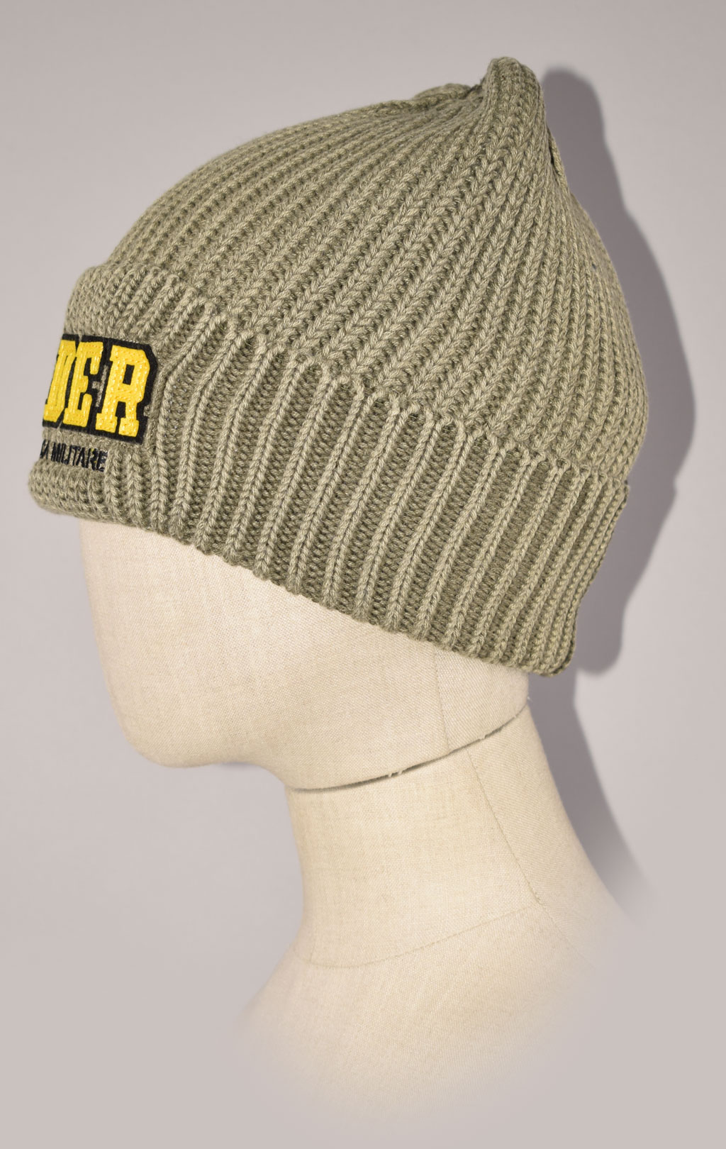 Шапка вязаная AERONAUTICA MILITARE FW 22/23/CN verde militare (CU 047)