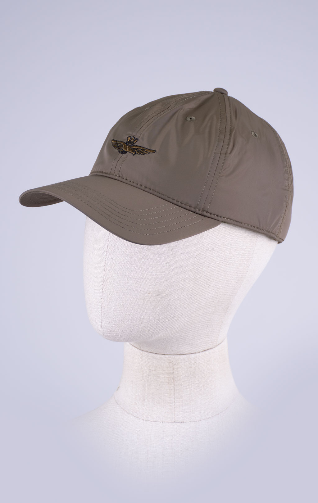 Бейсболка AERONAUTICA MILITARE нейлон/флис FW 26/27/CN mocha (HA 1263) 