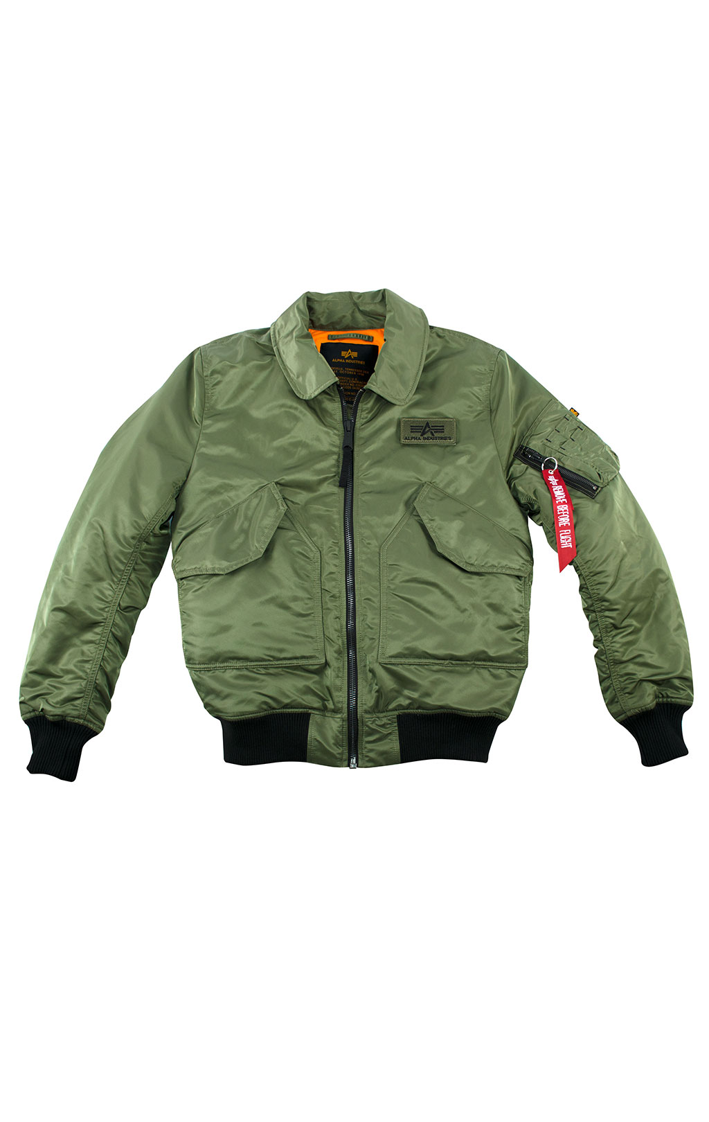 Куртка летная ALPHA INDUSTRIES VF BL CWU sage green 