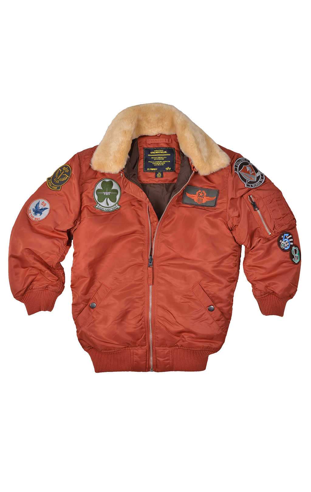 Детская куртка ALPHA INDUSTRIES MAVERICK rust 