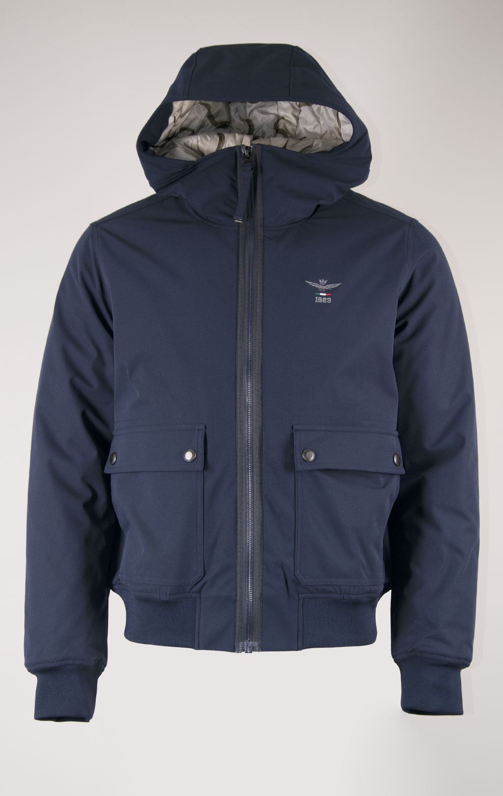 Куртка AERONAUTICA MILITARE FW 24/25 m/CN dark blue (AB 2182) 