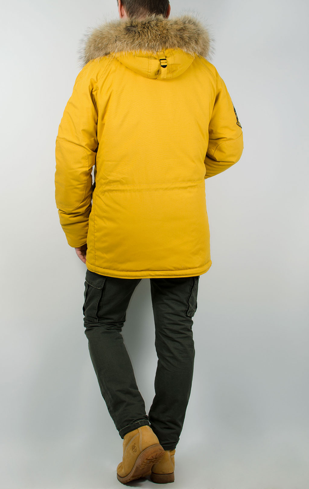 Аляска ALPHA INDUSTRIES EXPLORER натур. мех mustard 