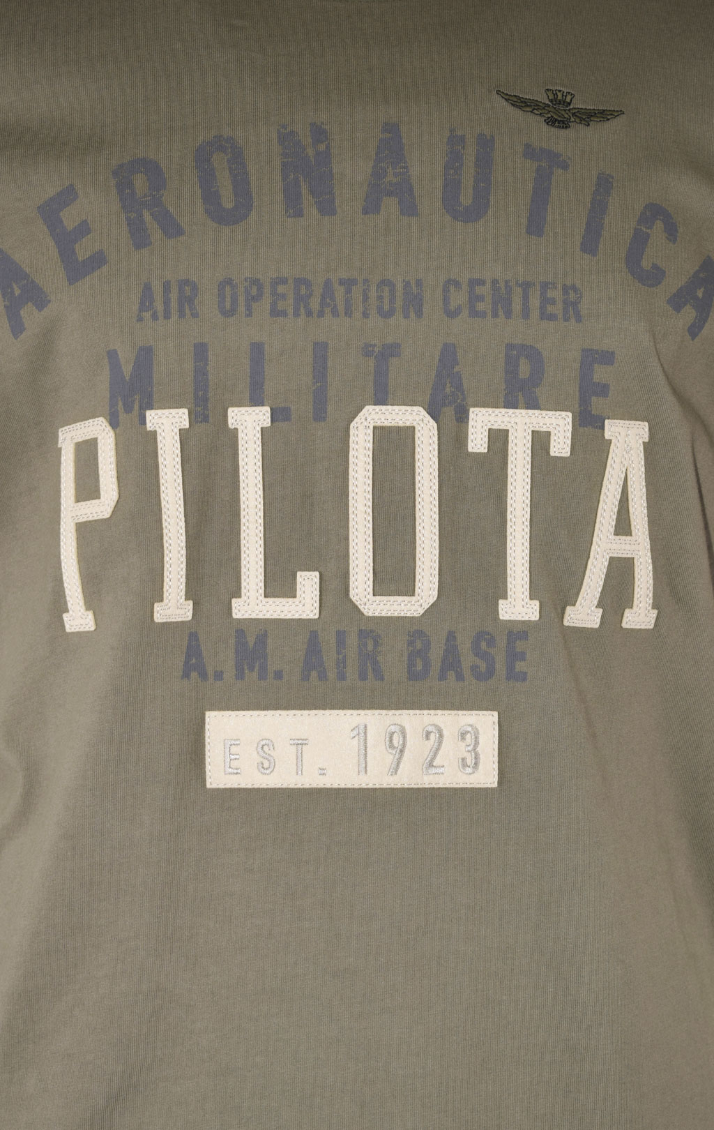 Футболка AERONAUTICA MILITARE FW 22/23/IN verde militare (TS 2045)
