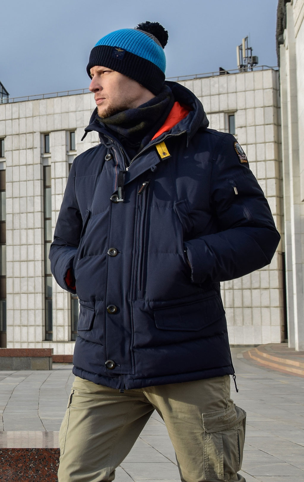 Куртка-пуховик PARAJUMPERS MARCUS navy 