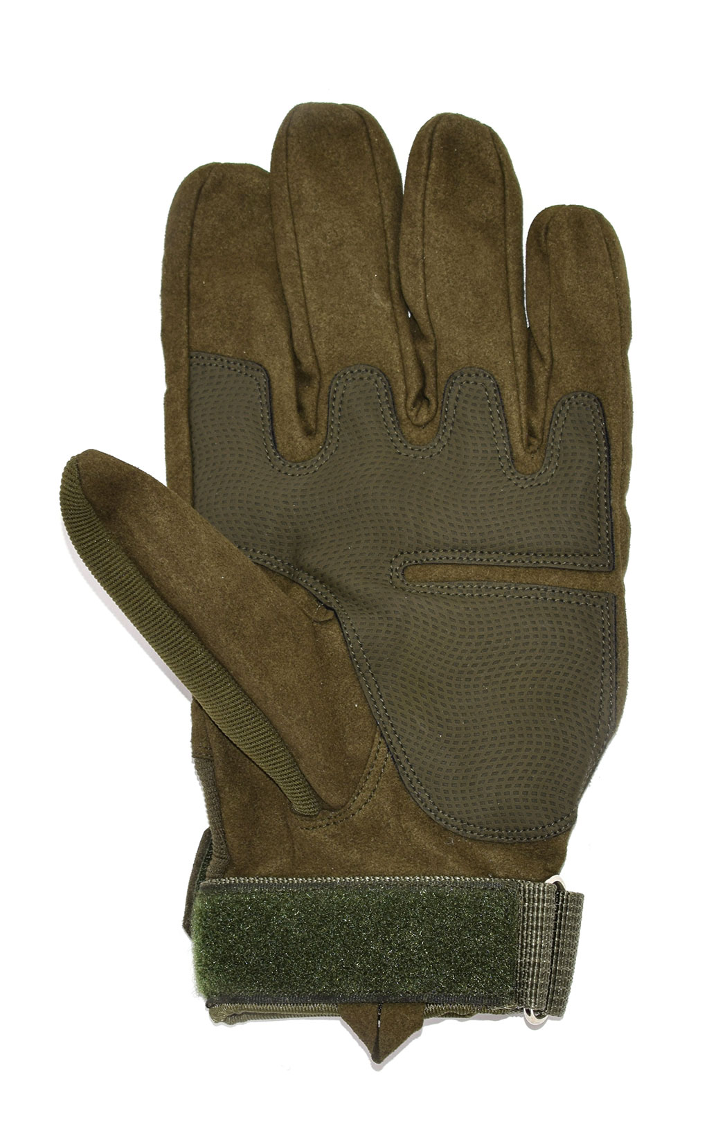 Перчатки тактические OK с пласт. защитой green 