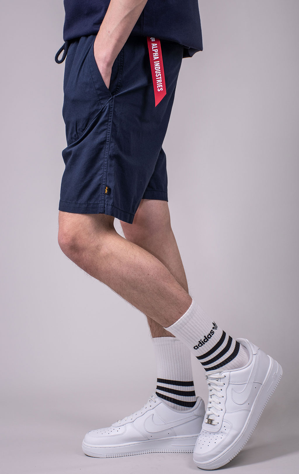 Шорты ALPHA INDUSTRIES DECK SHORT SS 24 m replica blue 