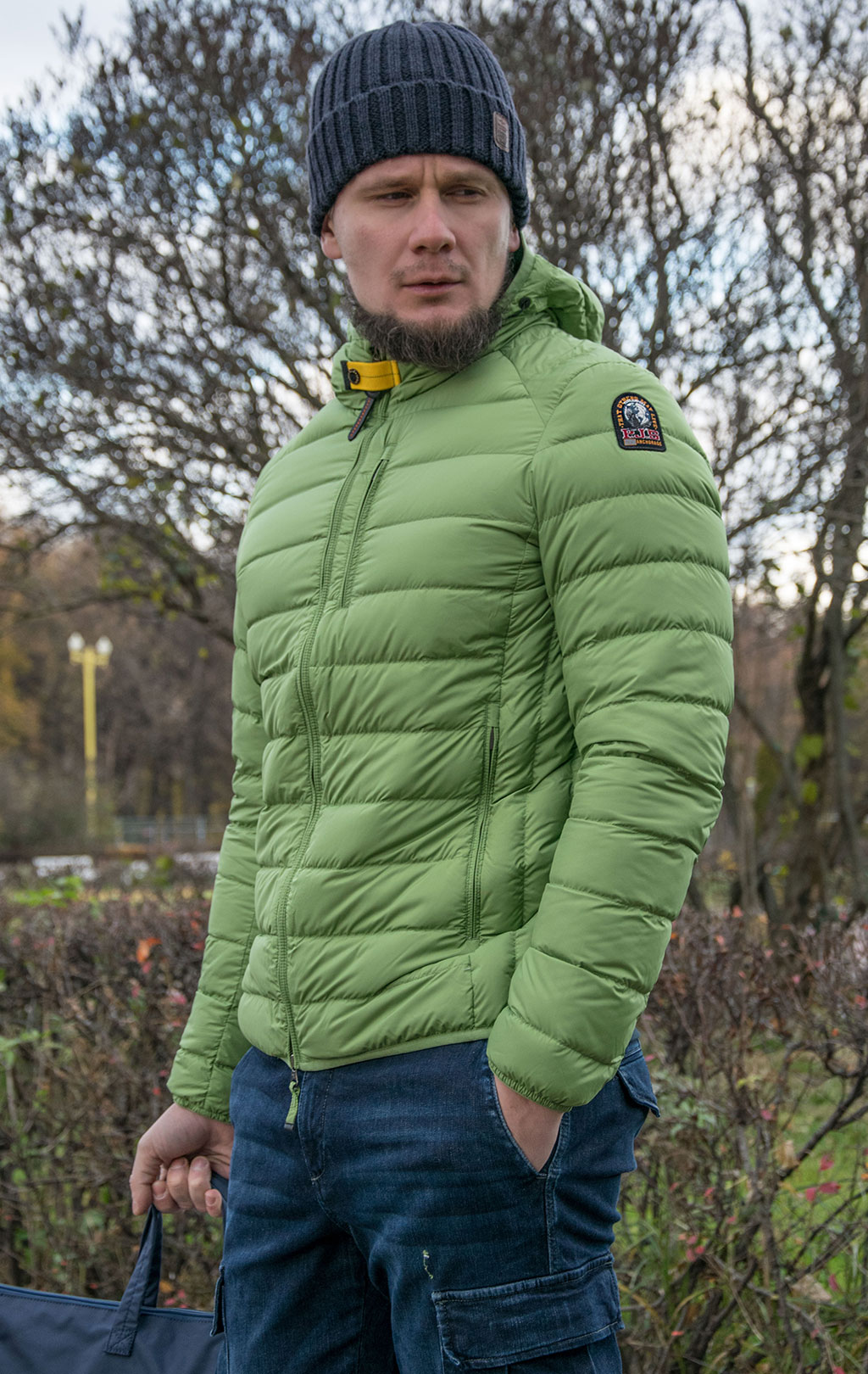 Куртка-пуховик лёгкая PARAJUMPERS LAST MINUTE FW 21/22 bud green 