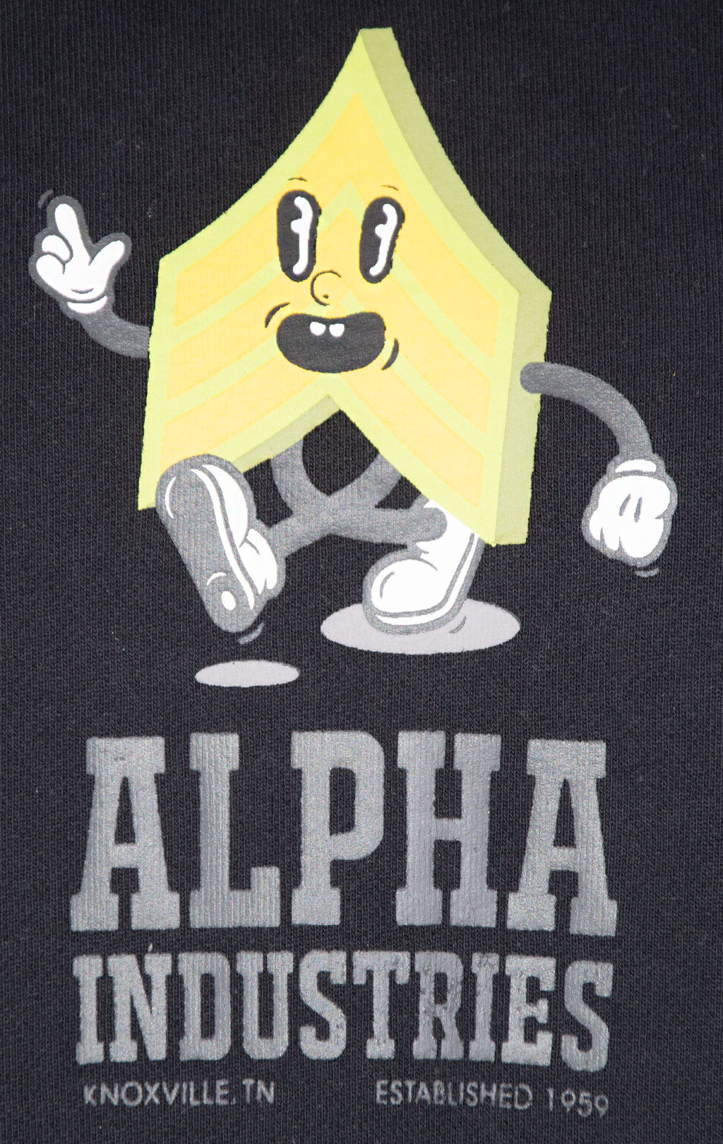 Толстовка ALPHA INDUSTRIES ALPHA BADGE HOODIE SS 24 m black 