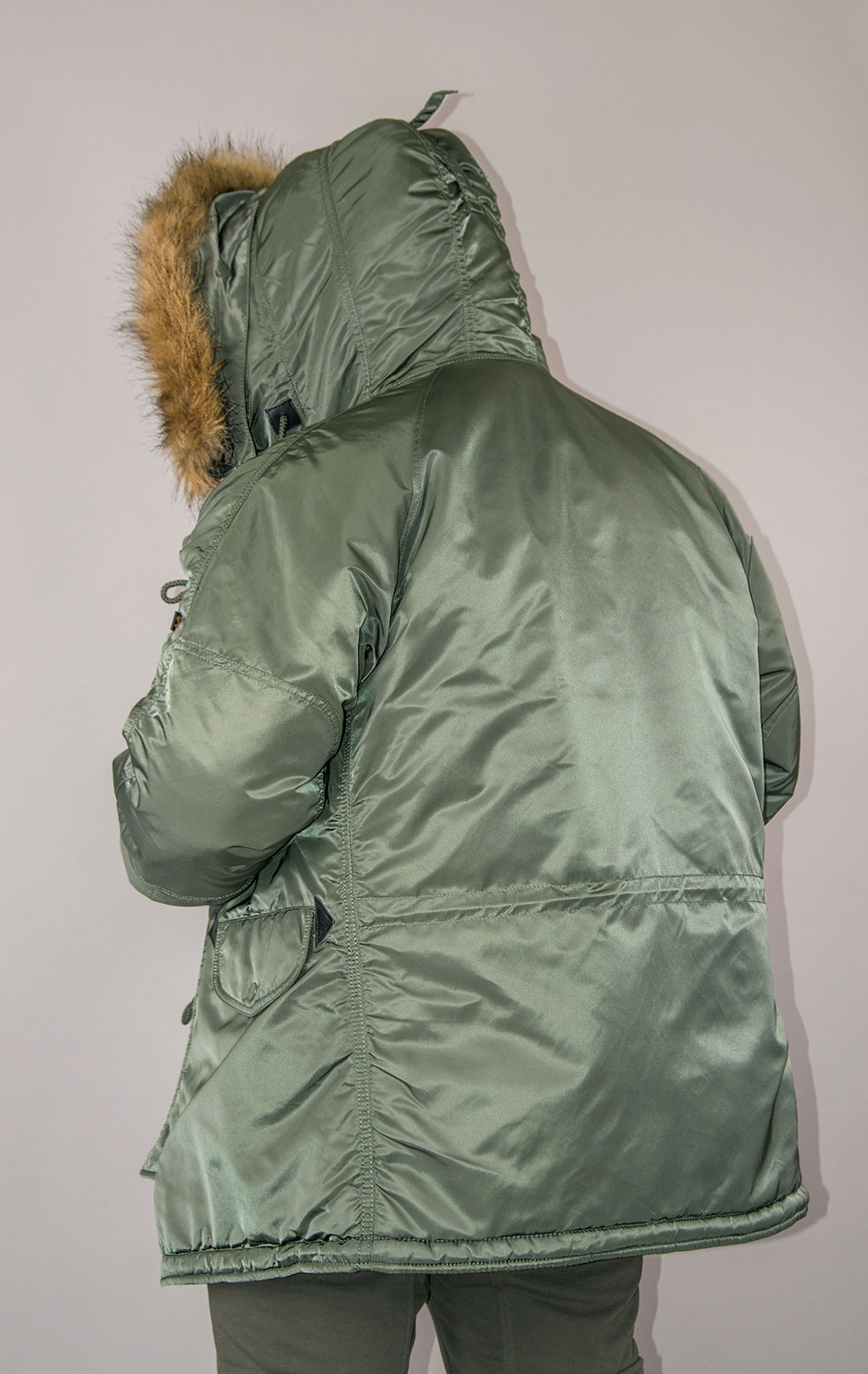 Аляска ALPHA INDUSTRIES CLASSIC N-3B sage green 