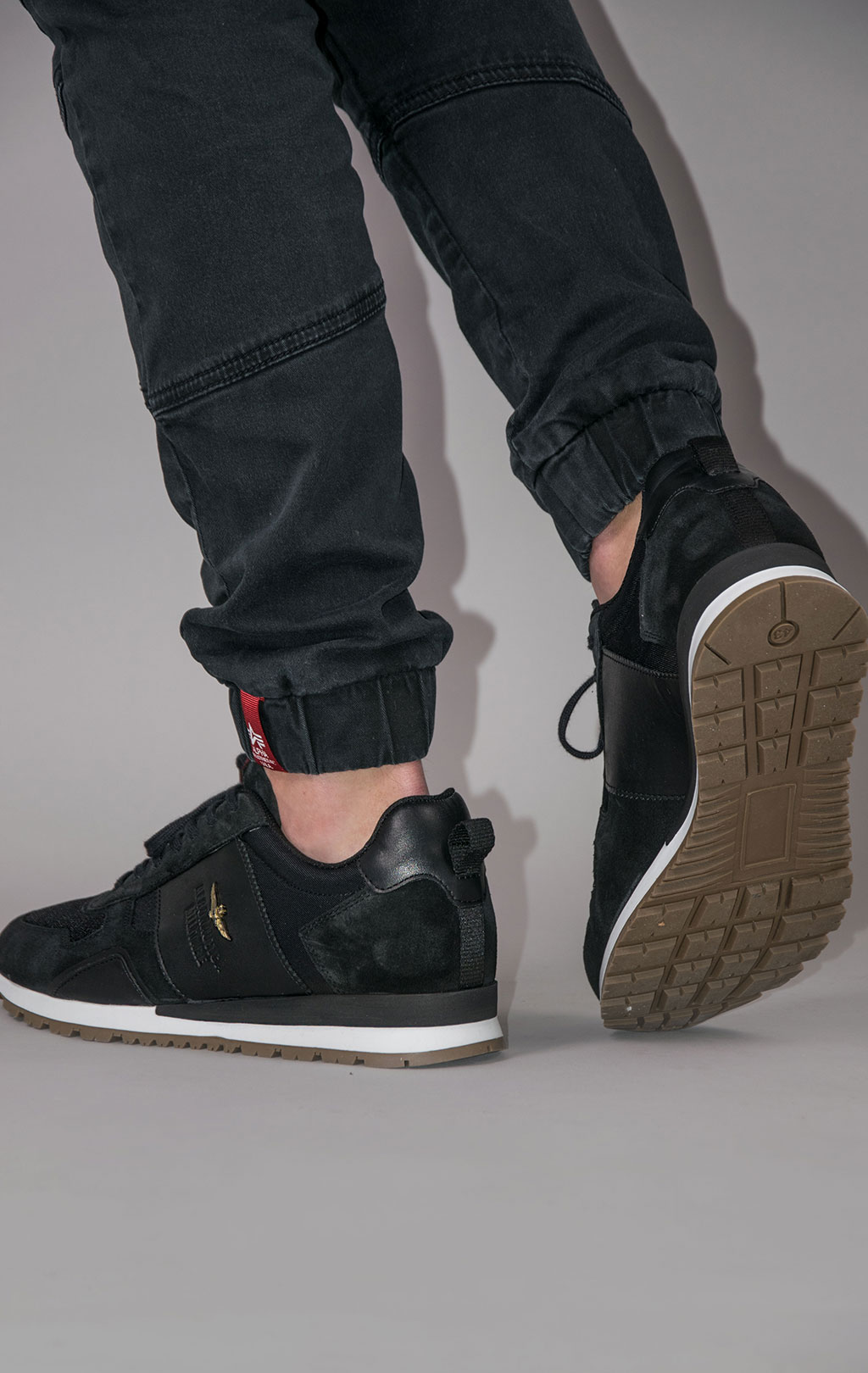 Кроссовки AERONAUTICA MILITARE SS 23 m/PT jet black (SC 246)