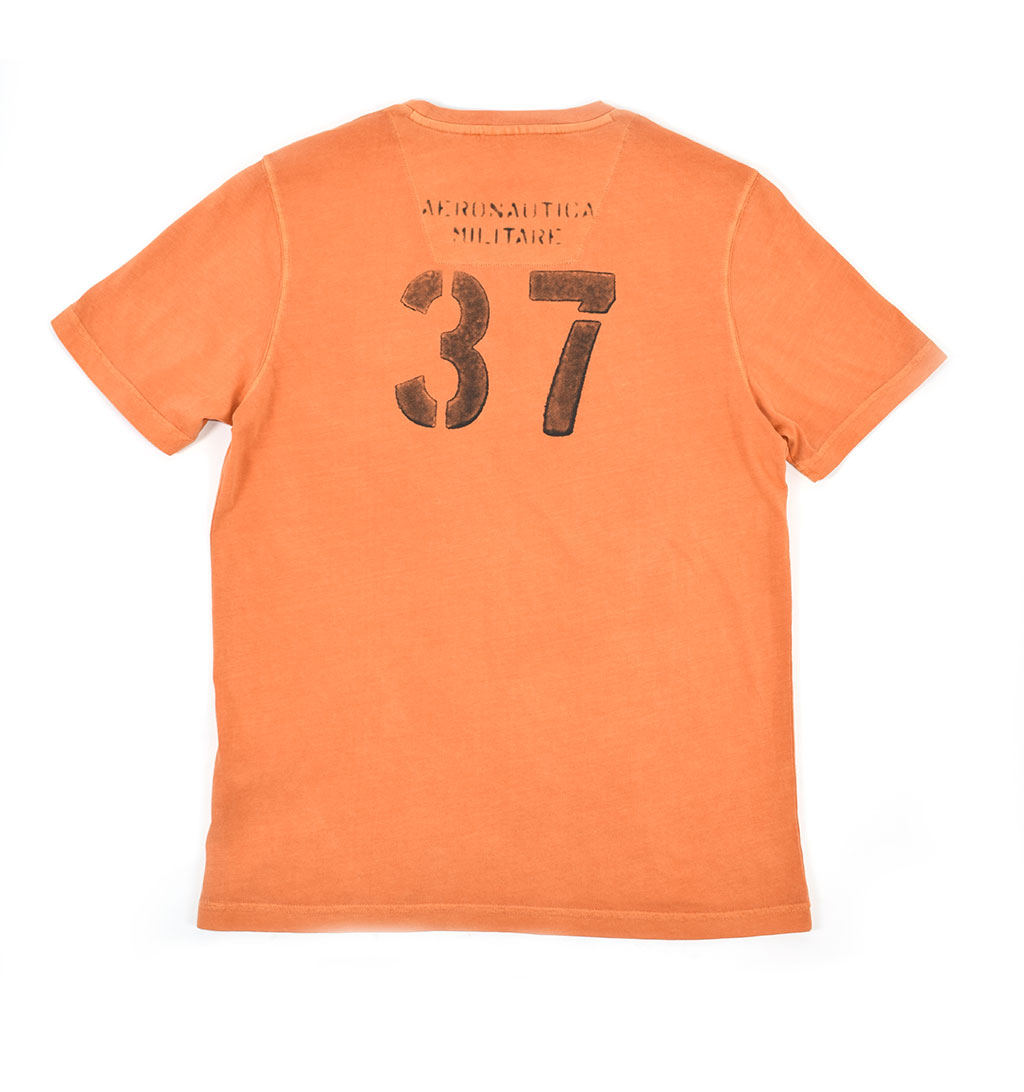 Футболка AERONAUTICA MILITARE SS19 arancio chiaro (TS 1626) 