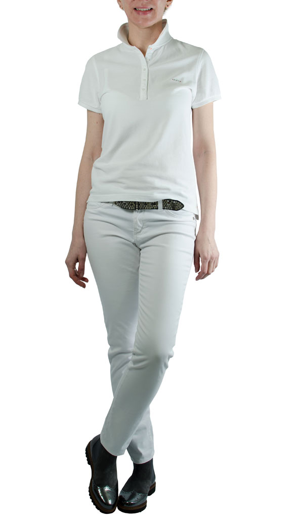 Женская футболка-поло PARAJUMPERS YAKIMA off white 