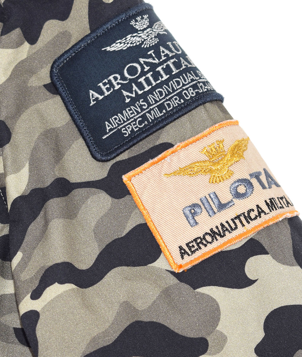 Женская рубашка AERONAUTICA MILITARE SS 20/IN camouflage verde militare (CA 1152) 