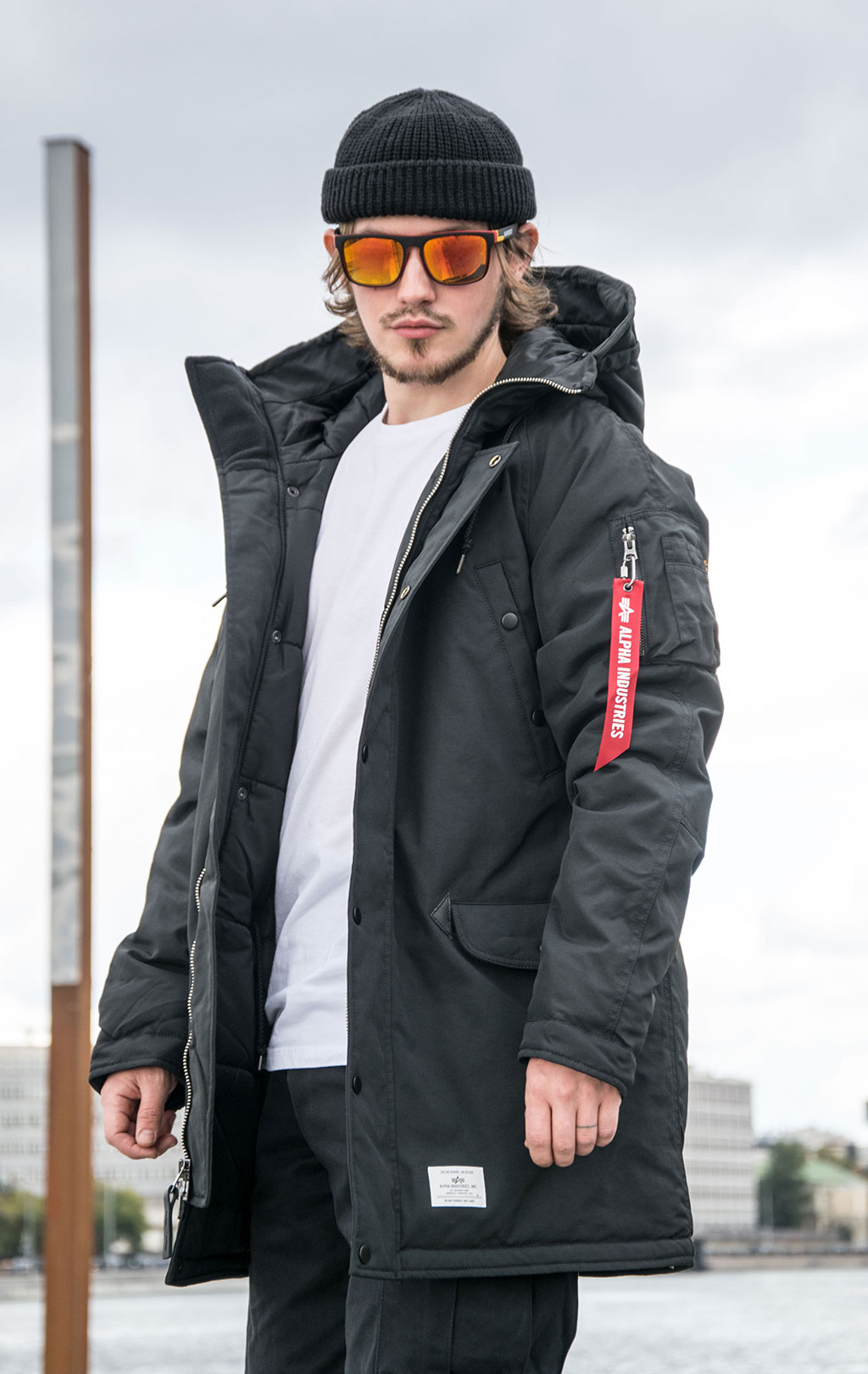 Аляска ALPHA INDUSTRIES ALTITUDE MOD PARKA N-3B FW 23/24 m black 