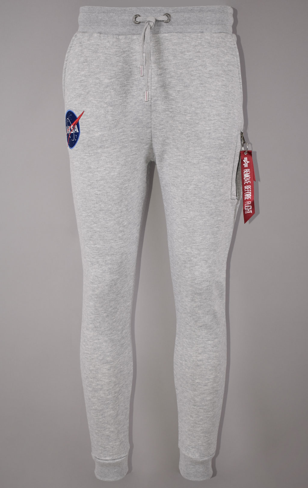 Брюки спортивные джоггеры ALPHA INDUSTRIES NASA CARGO SWEAT JOGGER grey heather 