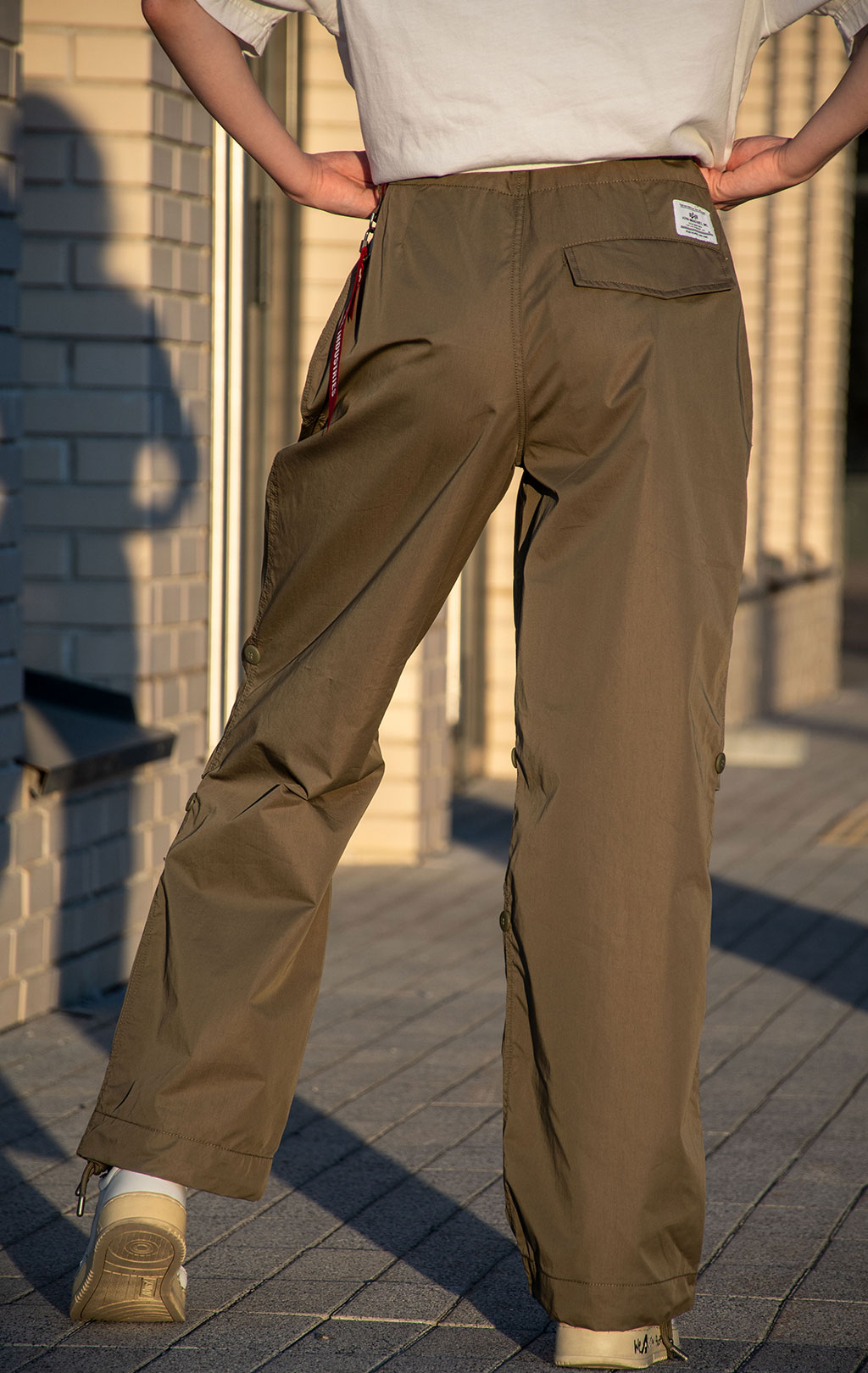 Брюки-карго парашюты ALPHA INDUSTRIES PARACHUTE PANTS SS 24 m OG-107 green 