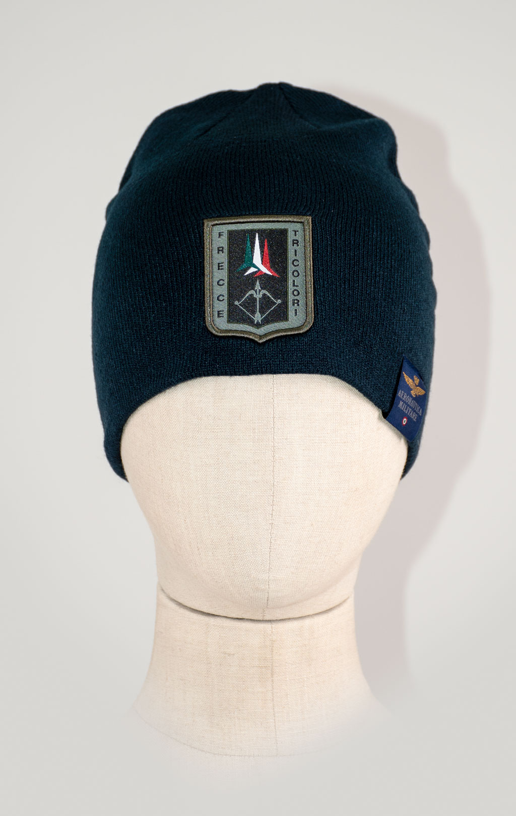 Шапка вязаная AERONAUTICA MILITARE FW 25/26/CN blue navy (CU 0036) 