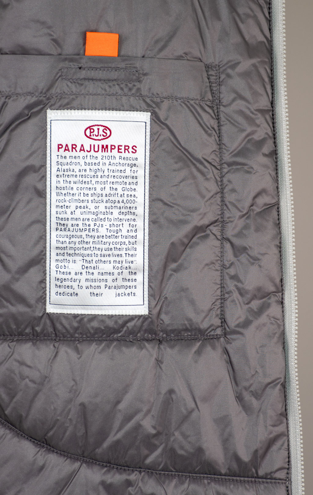 Куртка PARAJUMPERS NIVEK FW 25/26 chateau grey 