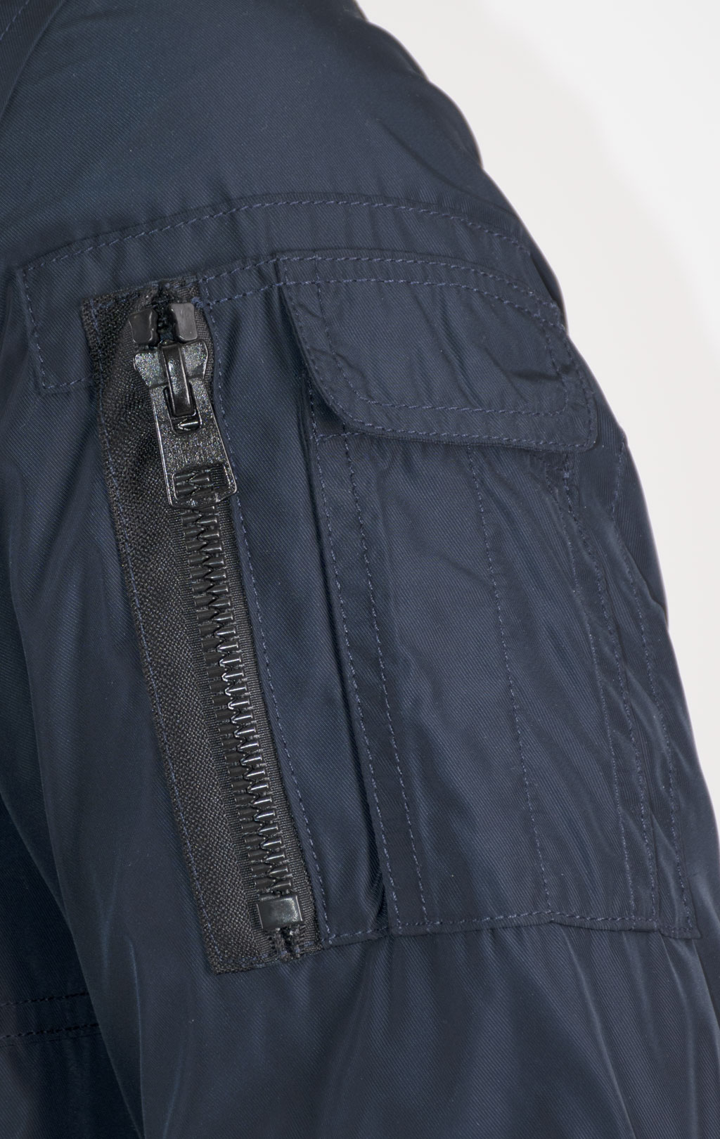 Ветровка-бомбер AERONAUTICA MILITARE big size SS 25 m/BD blue navy (AB 2071) 