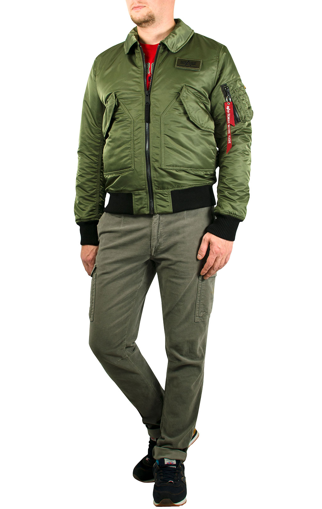 Куртка летная ALPHA INDUSTRIES VF BL CWU sage green 