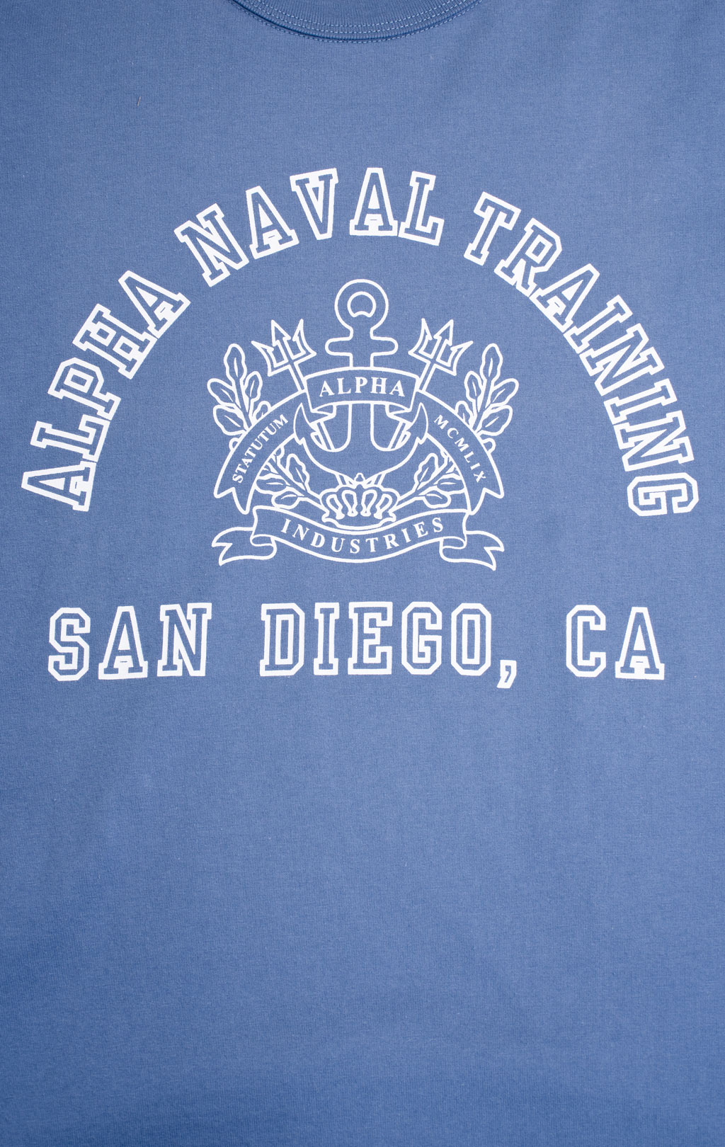 Футболка ALPHA INDUSTRIES ALPHA NAVAL BASE SAN DIEGO TEE SS 24 copen blue 