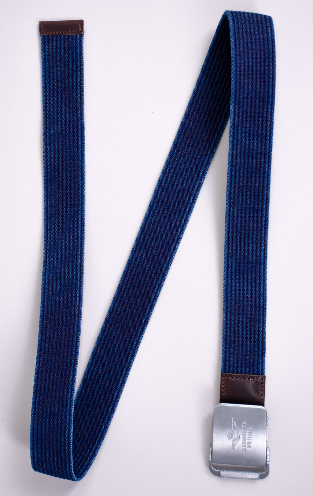 Ремень текстиль/кожа AERONAUTICA MILITARE FW 26/27/IT blue navy (CI 0319) 