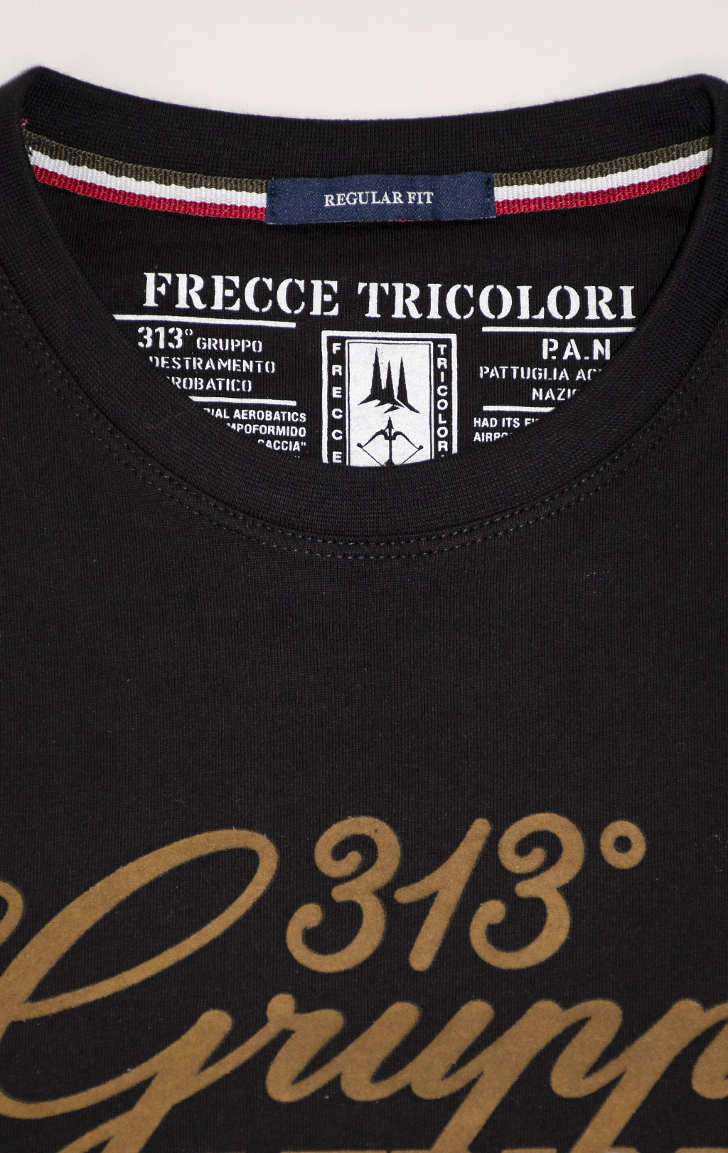 Футболка AERONAUTICA MILITARE SS 24/BD jet black (TS 2221)