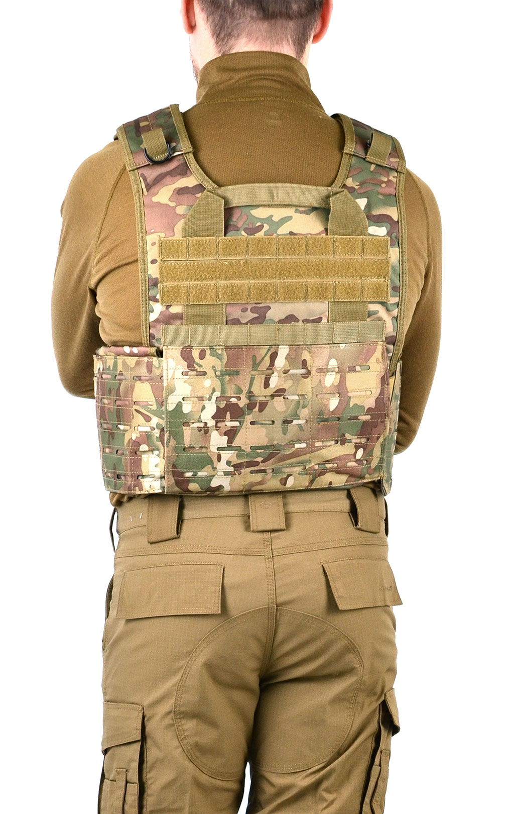 Жилет тактический Mil-Tec GEN-II laser MOLLE multicam 