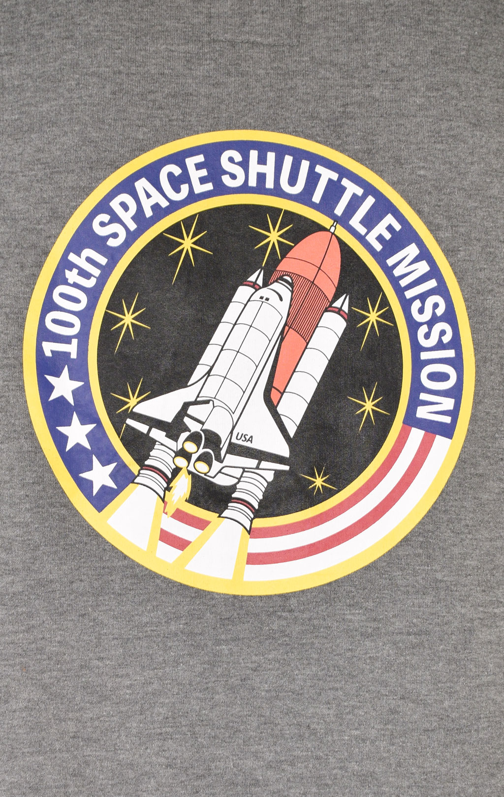 Толстовка ALPHA INDUSTRIES NASA SPACE SHUTTLE HOODIE medium charcoal heather 