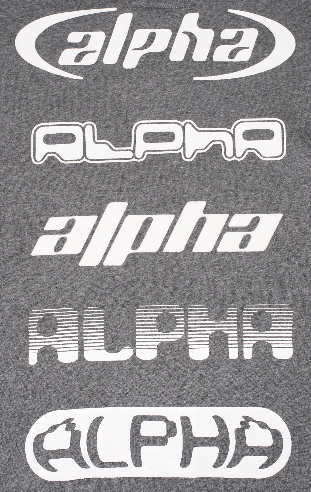 Толстовка ALPHA INDUSTRIES ALPHA LOGOS HOODIE FW 24/25 medium charcoal heather 
