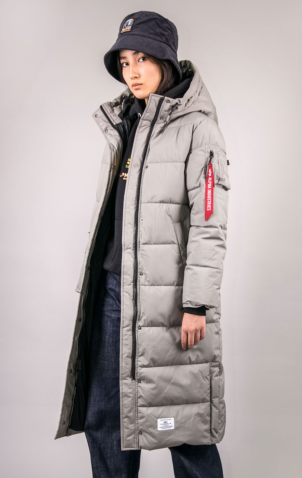 Женская куртка-парка ALPHA INDUSTRIES SIERRA PRIMALOFT PARKA FW 22/23 m vintage grey 