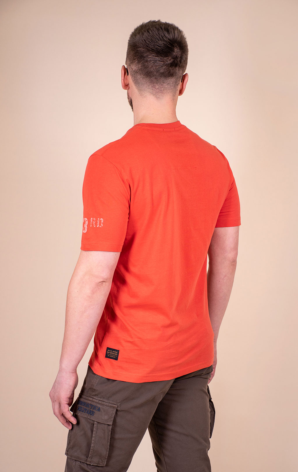 Футболка AERONAUTICA MILITARE SS 26/BD paprica (TS 2528) 