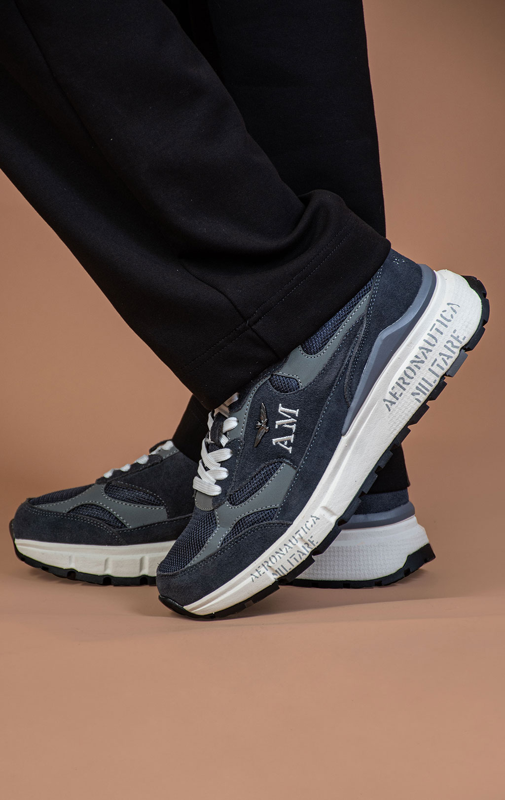Кроссовки AERONAUTICA MILITARE (SC 0318) FW 25/26/CN blue navy 