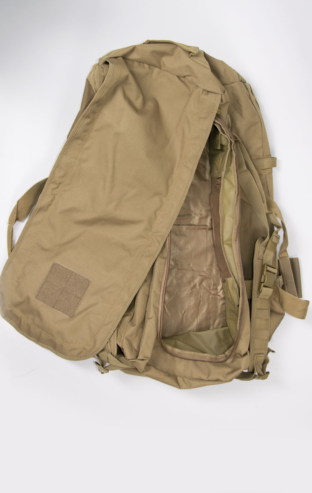Сумка-рюкзак MOLLE 77x36x35 лямки MOLLE coyote BS-1439 Китай