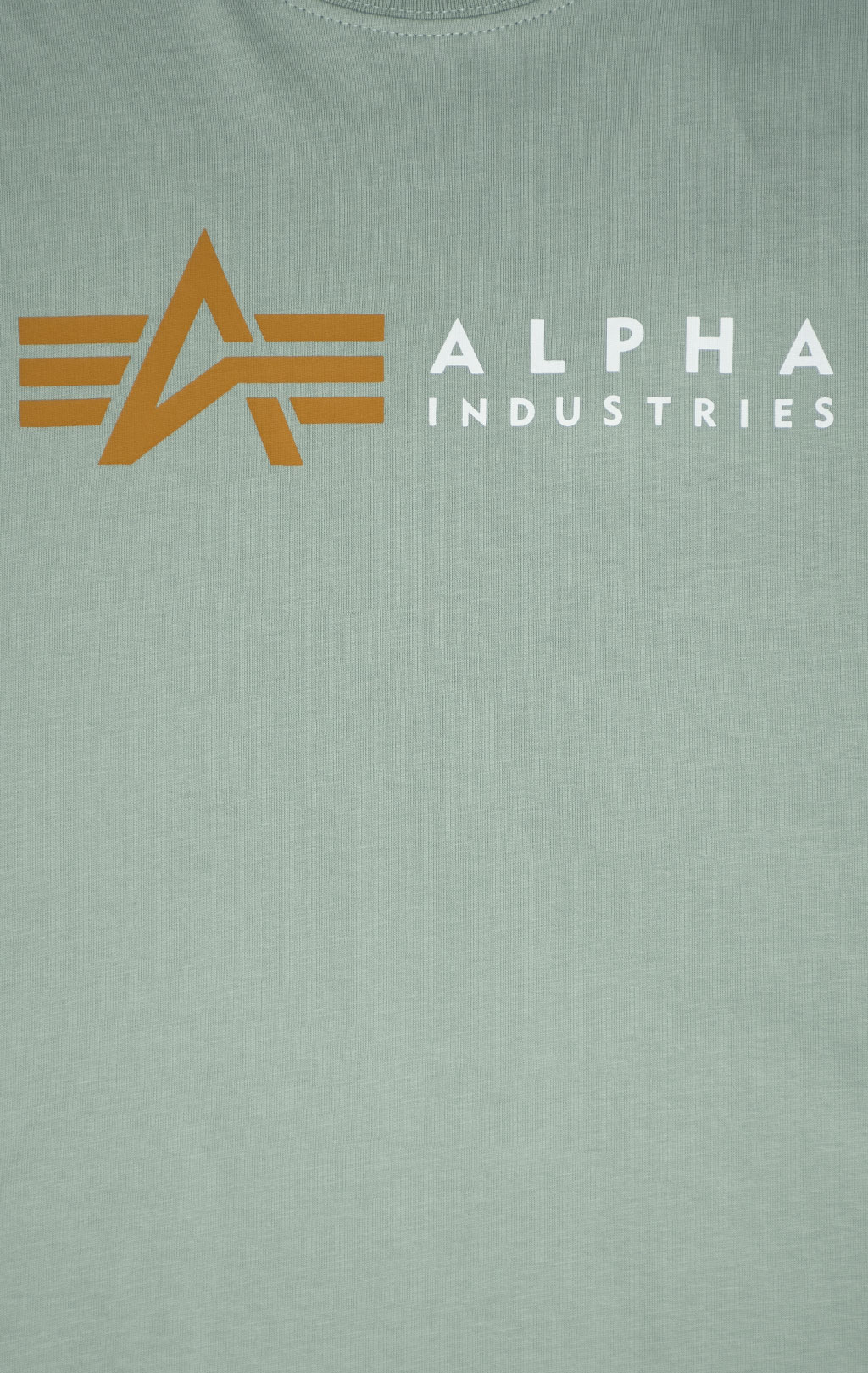 Футболка ALPHA INDUSTRIES ALPHA LABEL T dusty green 