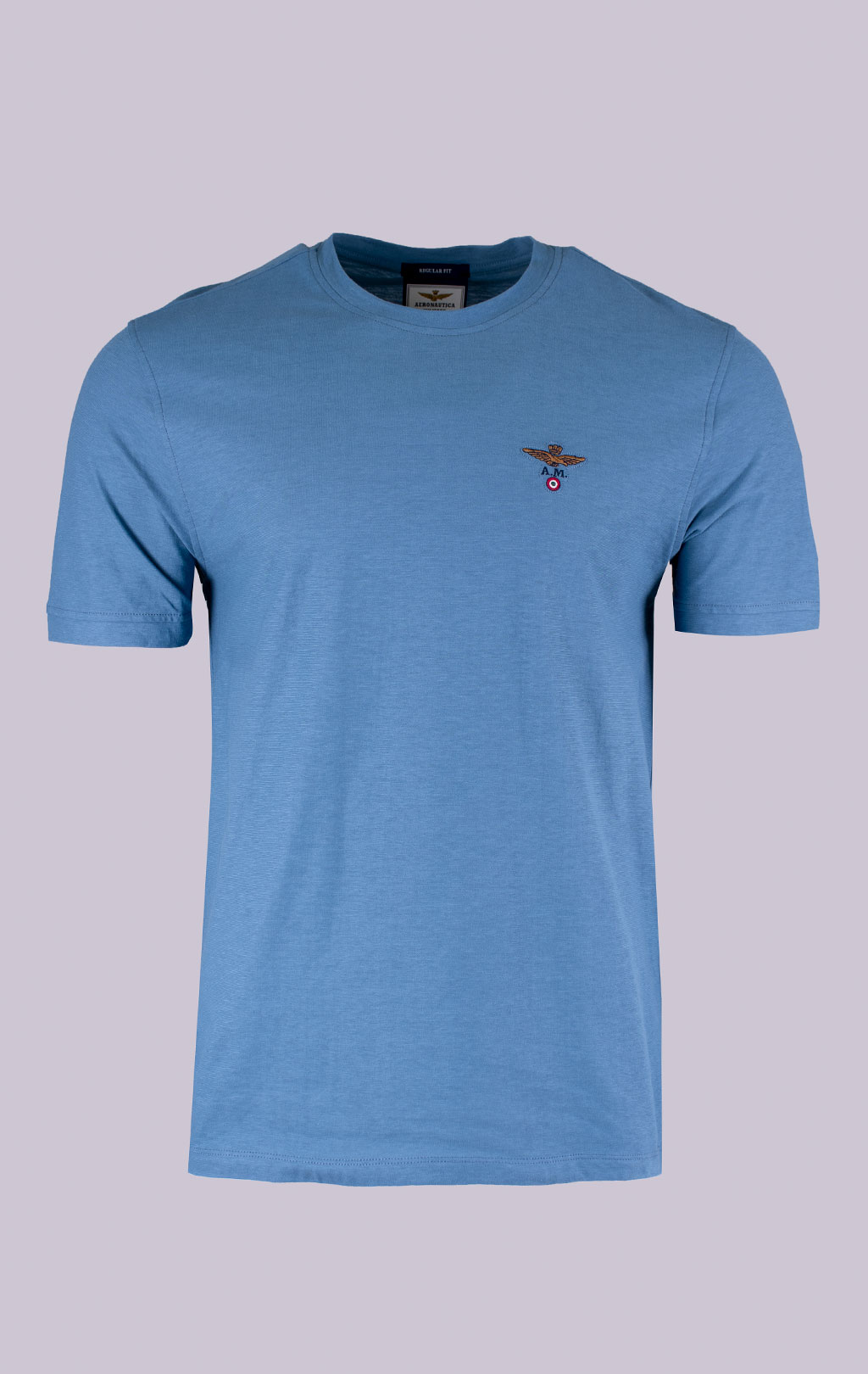 Футболка AERONAUTICA MILITARE big size SS 26/TR dusty blue (TS 2509) 