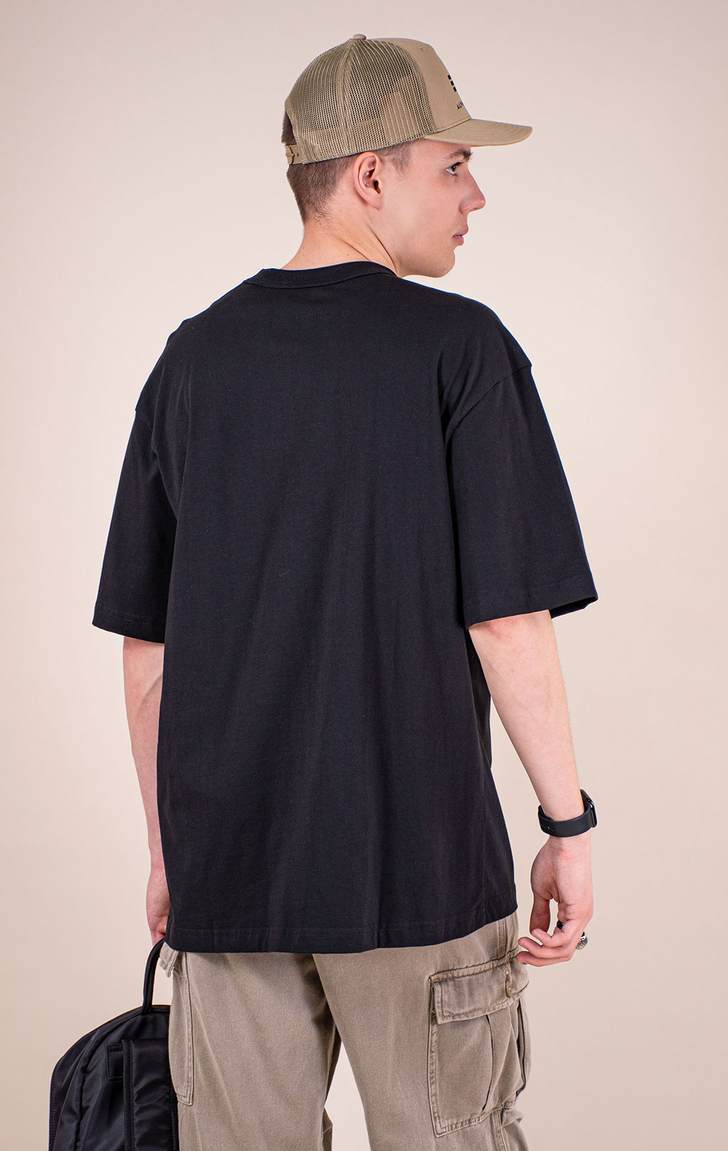 Футболка ALPHA INDUSTRIES RELAXED BLACK CAT TEE SS 26 black 