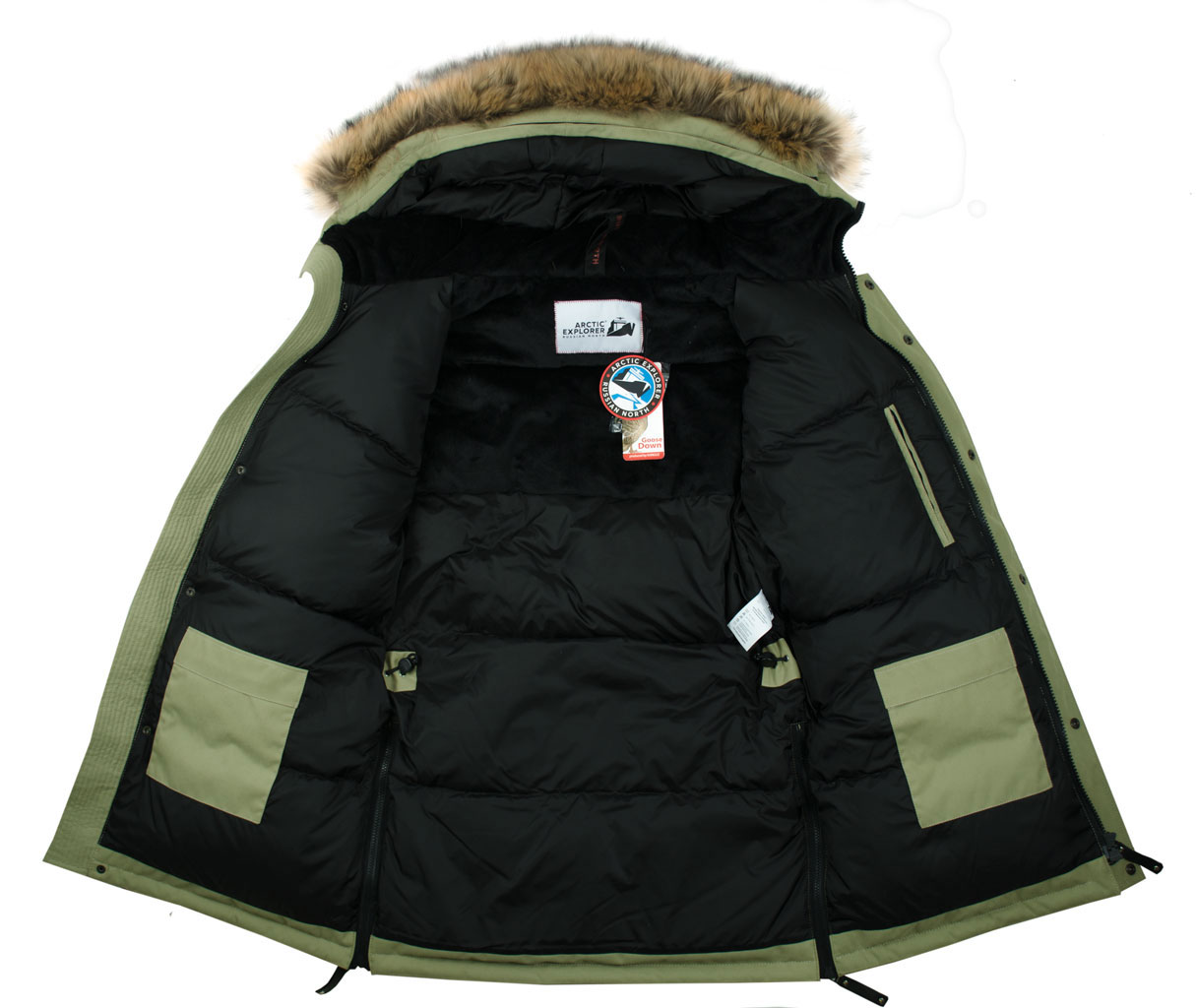 Куртка-аляска ARCTIC EXPLORER SP-19 olive hard 