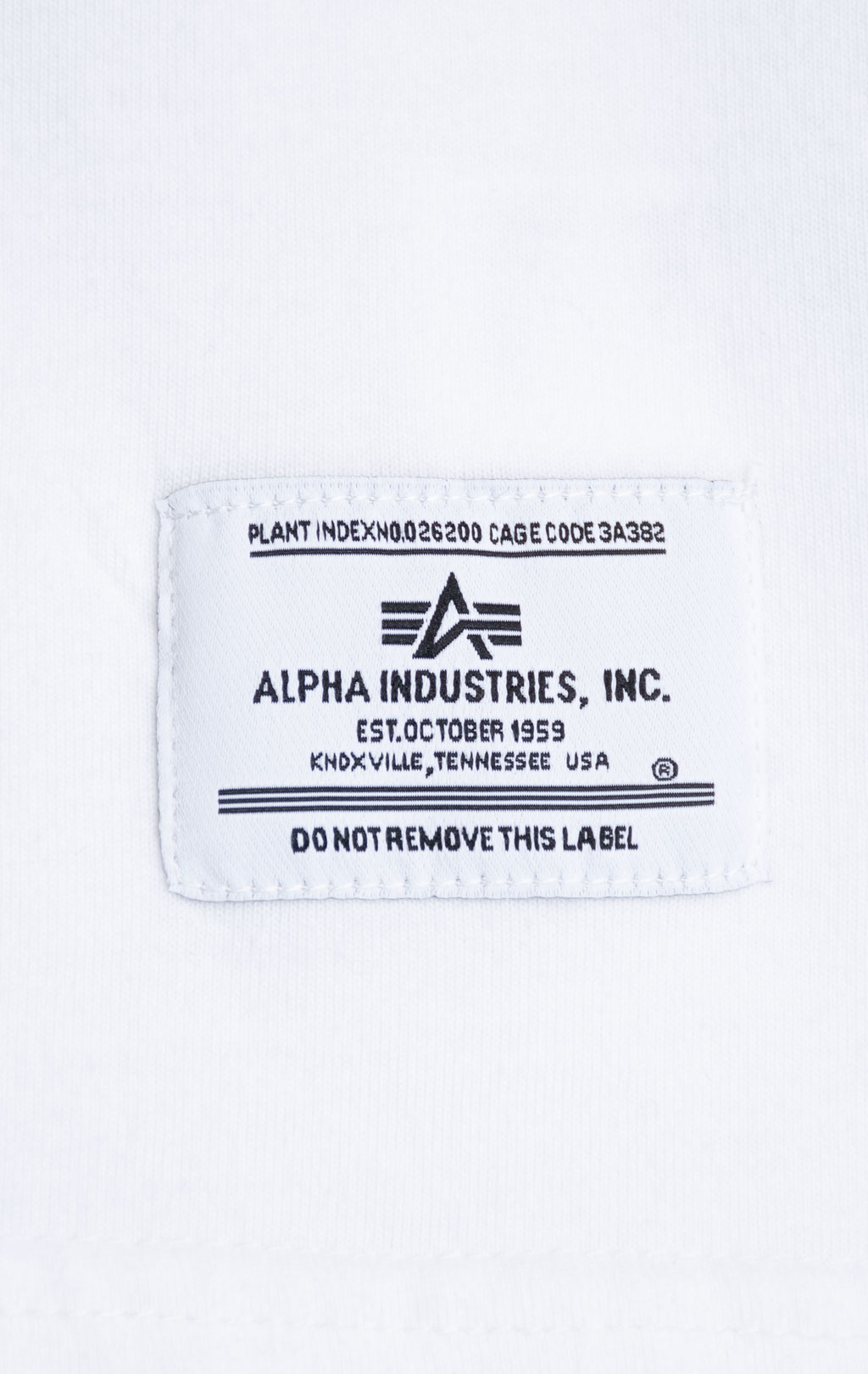 Футболка ALPHA INDUSTRIES ALPHA MA-1 TEE SS 24 white 