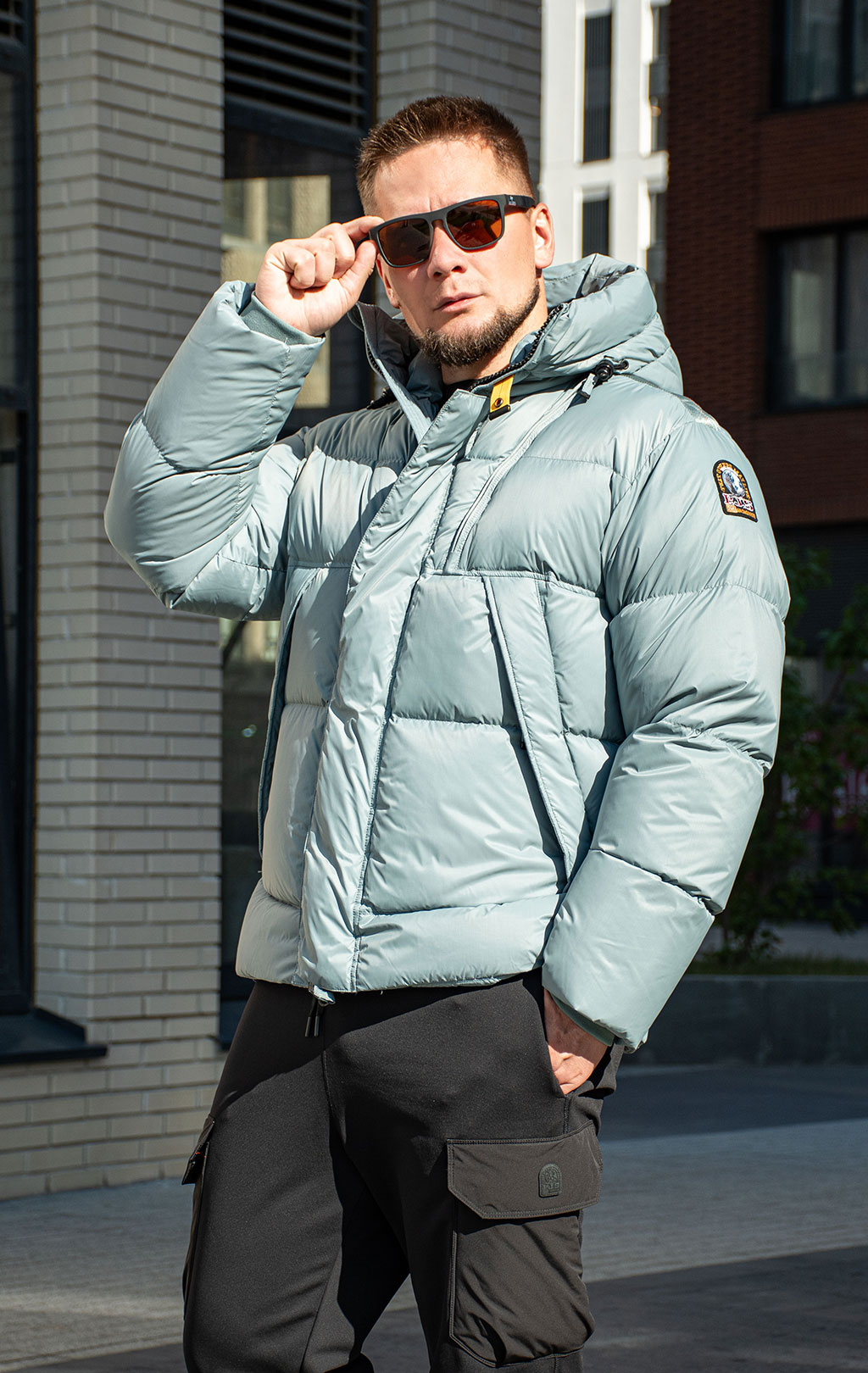 Куртка-пуховик PARAJUMPERS CLOUD FW 25/26 puritan grey 