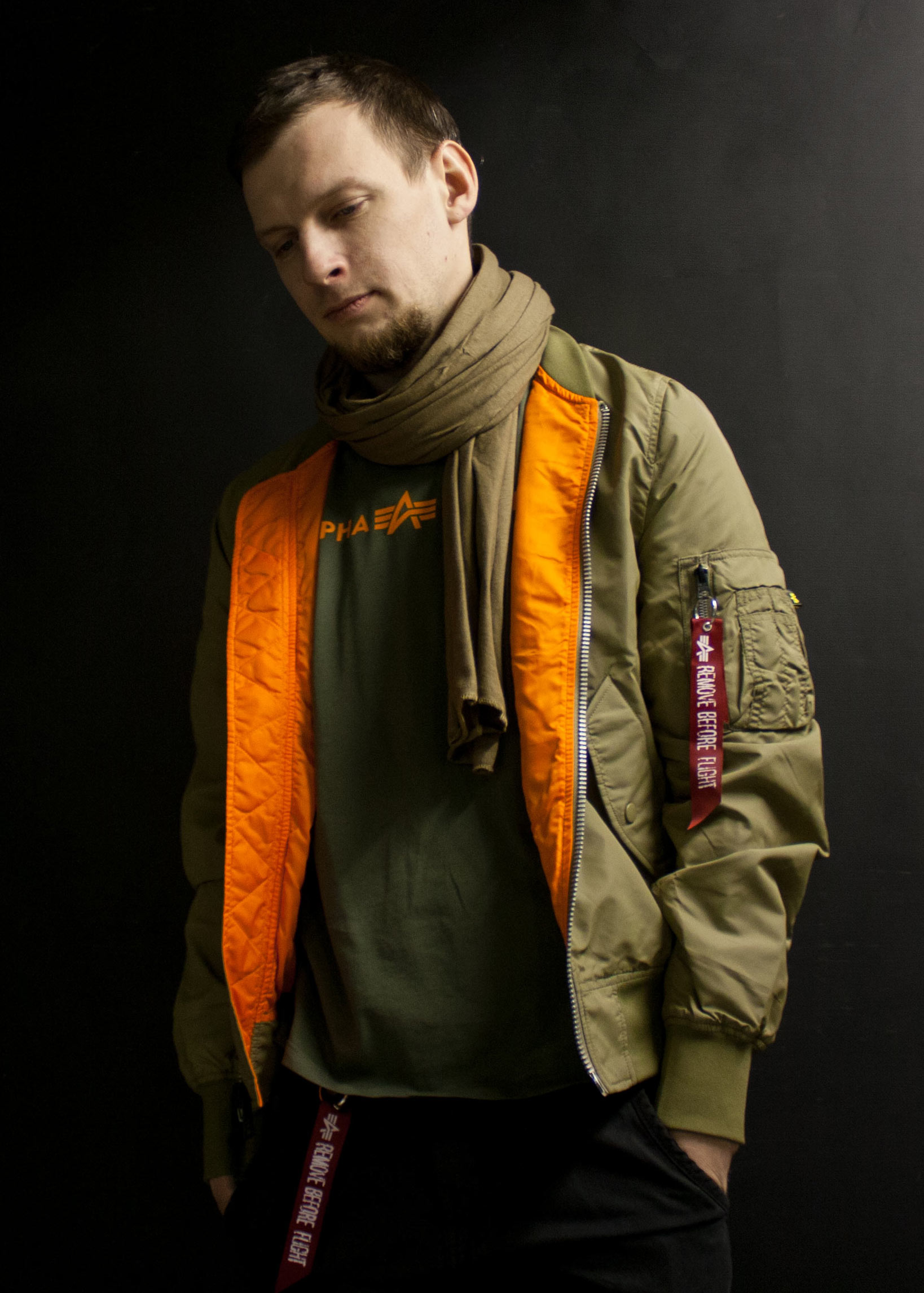 Ветровка-бомбер ALPHA INDUSTRIES L-2B SCOUT stratos Ветровка-бомбер ALPHA INDUSTRIES L-2B SCOUT stratos
